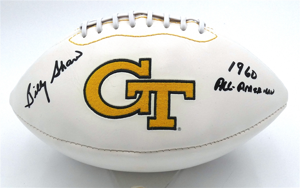 Billy Shaw Autographed Georgia Tech Football