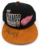 Mike Vernon Autographed 1997 Champs SGA Hat
