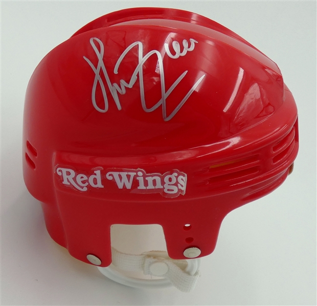 Henrik Zetterberg Autographed Mini Helmet