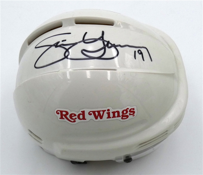 Steve Yzerman Autographed Mini Helmet