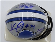 Roy Williams & Kevin Smith Autographed Lions Mini Helmet