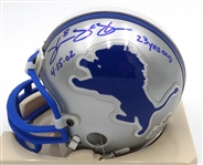 Mike McMahon Autographed Lions Mini Helmet