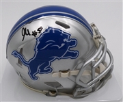 James Houston Autographed Lions Mini Helmet