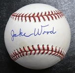 Jake Wood Autographed Baseball