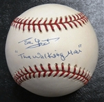 Eddie Yost Autographed Baseball