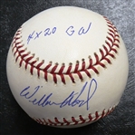 Wilbur Wood Autographed Baseball