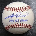 Stan Williams Autographed Baseball