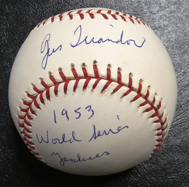 Gus Triandos Autographed Baseball