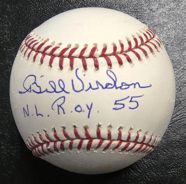Bill Virdon Autographed Baseball