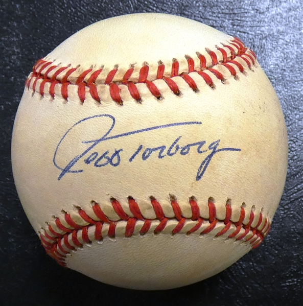 Jeff Torborg Autographed Baseball