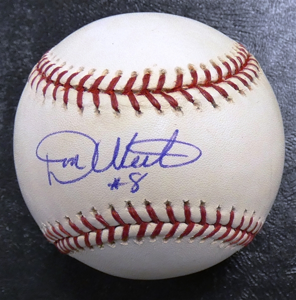 Don Wert Autographed Baseball