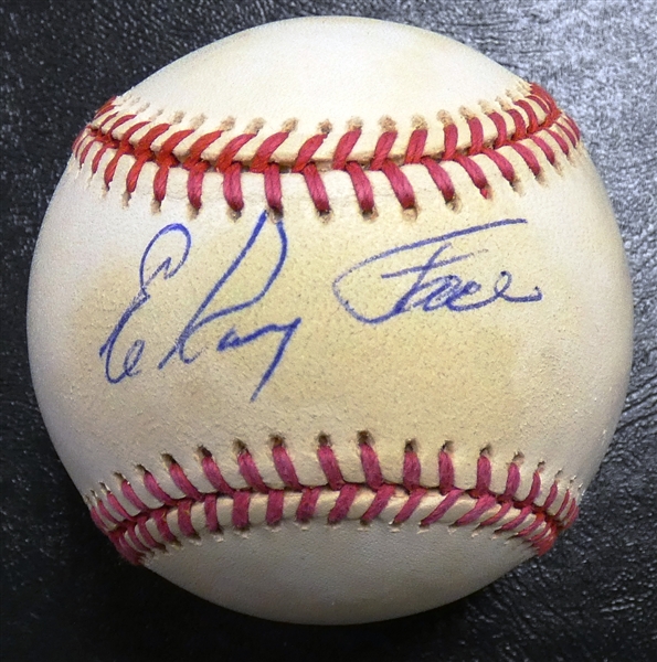 Elroy Face Autographed Baseball