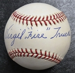 Virgil Trucks Autographed Baseball