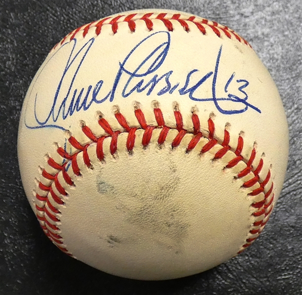 Lance Parrish Autographed Baseball