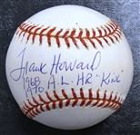 Frank Howard Autographed Baseball