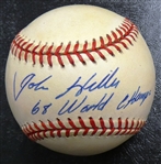 John Hiller Autographed Baseball