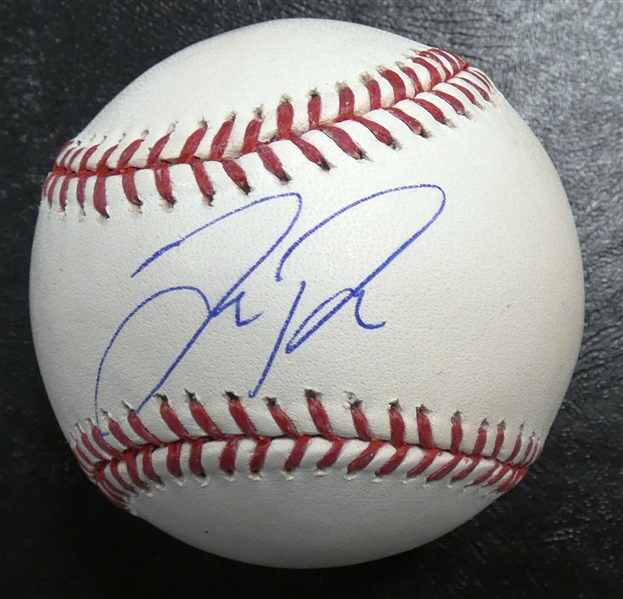 Joc Pederson Autographed Baseball