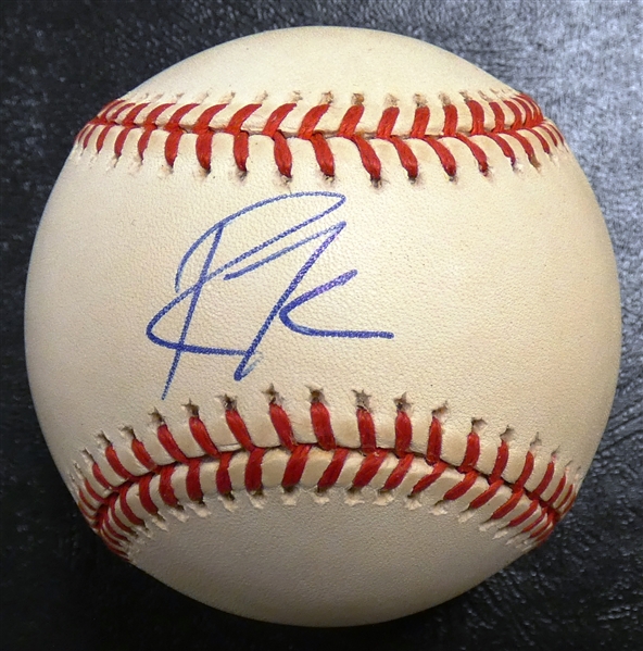 Robert Fick Autographed Final Game Tiger Stadium Baseball