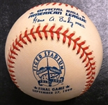 Robert Fick Autographed Final Game Tiger Stadium Baseball