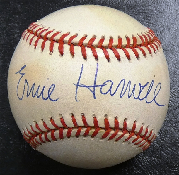 Ernie Harwell Autographed Baseball