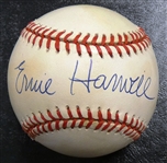 Ernie Harwell Autographed Baseball