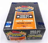 1992/93 Topps Stadium Club Basketball Series 1 Wax Box
