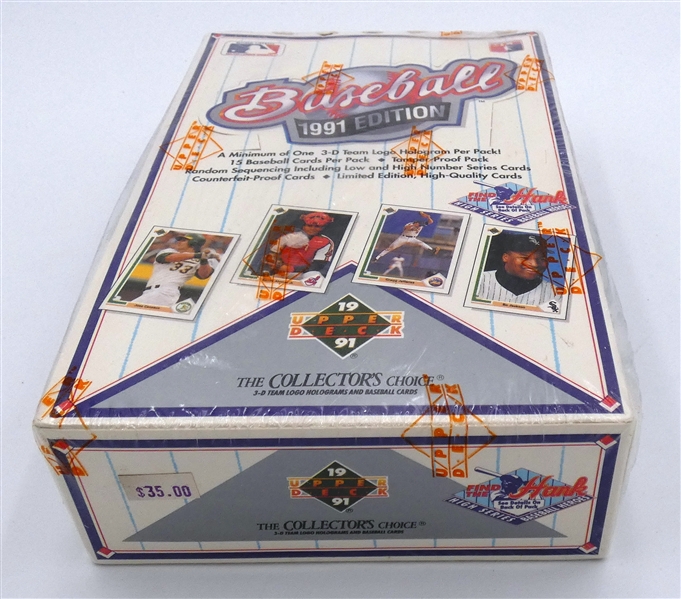 1991 Upper Deck Baseball Wax Box