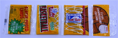 1990/91 Fleer Basketball Rack Pack - Isiah & Ewing Showing