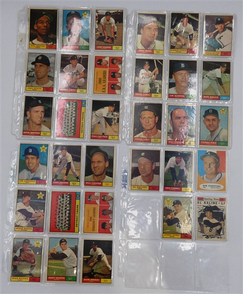 1961 Topps Detroit Tigers Lot
