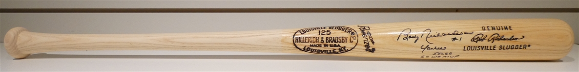 Bobby Richardson Autographed Bat