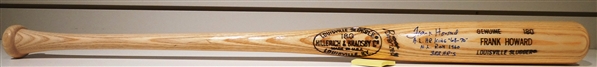Frank Howard Autographed Bat