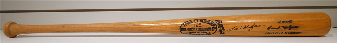 Frank Malzone Autographed Bat