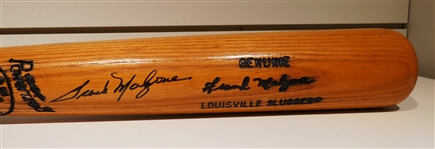 Frank Malzone Autographed Bat