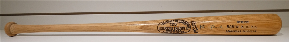 Robin Roberts Autographed Bat