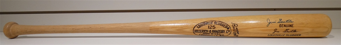 Jim Gentile Autographed Bat