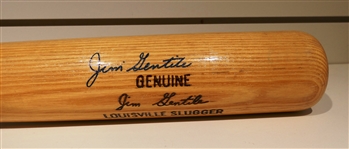 Jim Gentile Autographed Bat