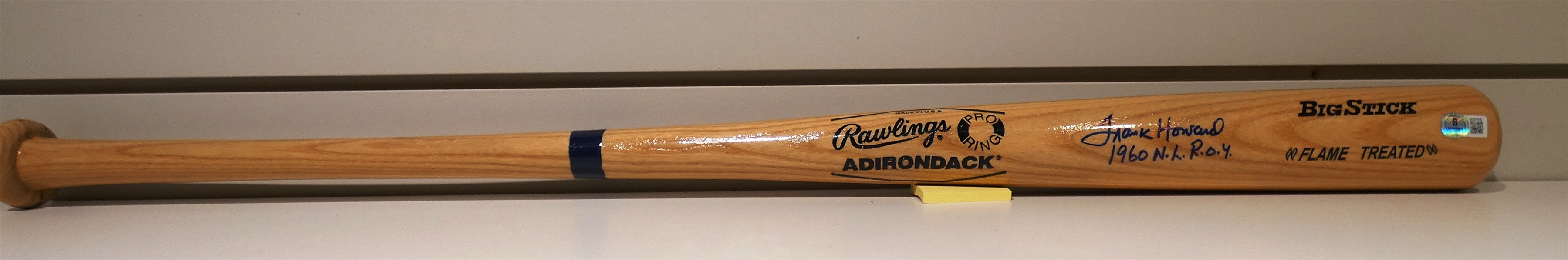 Frank Howard Autographed Bat