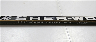 Paul Coffey Game Used Autographed Stick