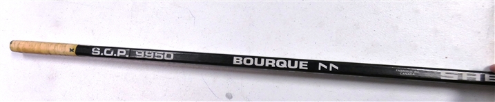 Ray Bourque Game Used Autographed Stick