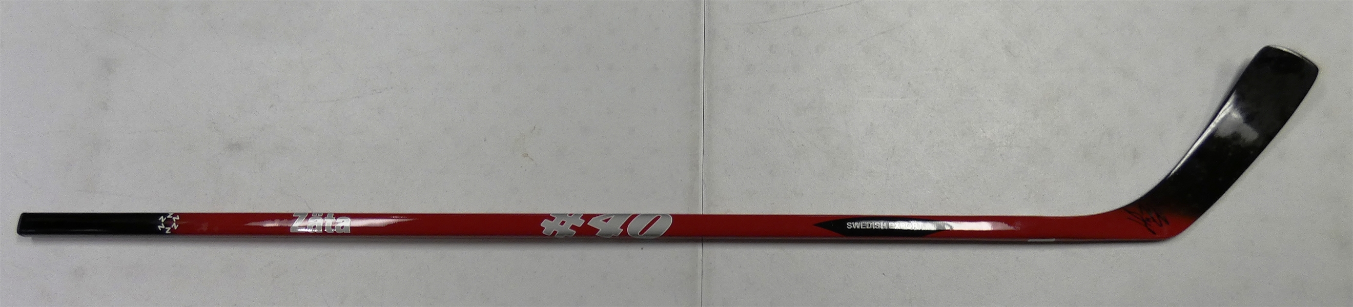 Henrik Zetterberg Autographed Stick