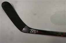 Brent Burns Game Used Autographed Stick