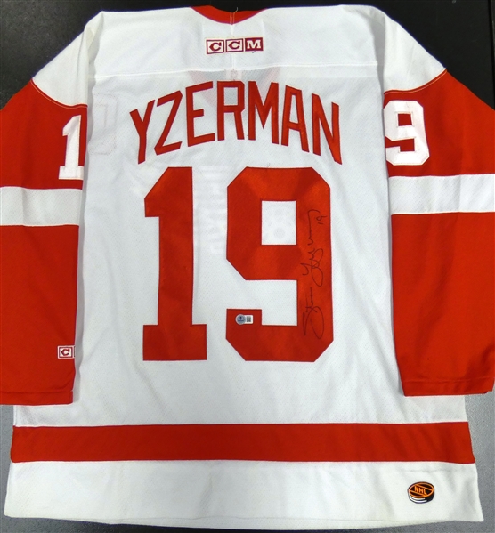 Steve Yzerman Autographed CCM Red Wings Jersey