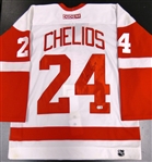 Chris Chelios Autographed Authentic CCM Red Wings Jersey