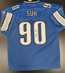 Ndamukong Suh Autographed Lions Jersey