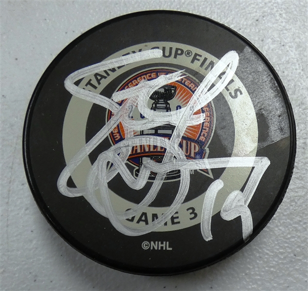 Steve Yzerman Autographed 2002 Stanley Cup Puck