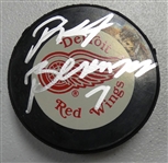 Red Berenson Autographed Red Wings Puck