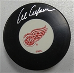 Al Arbour Autographed Red Wings Puck