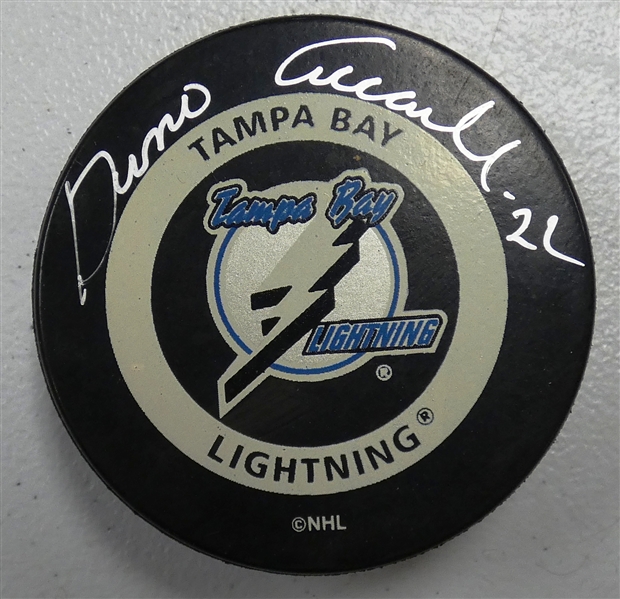 Dino Ciccarelli Autographed Lightning Puck