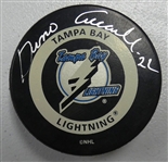 Dino Ciccarelli Autographed Lightning Puck