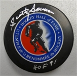 Scotty Bowman Autographed HOF Logo Puck